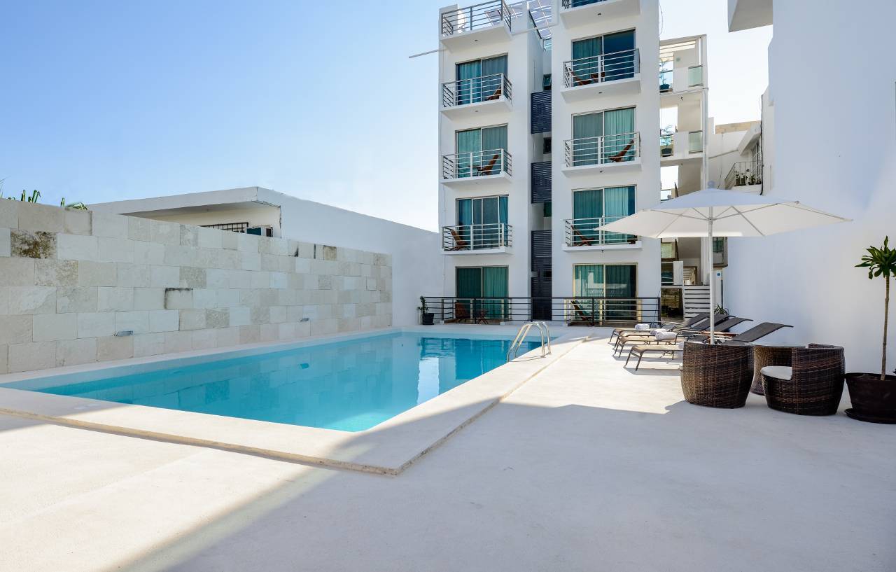 La Playa Condo Плая дел Кармен Екстериор снимка